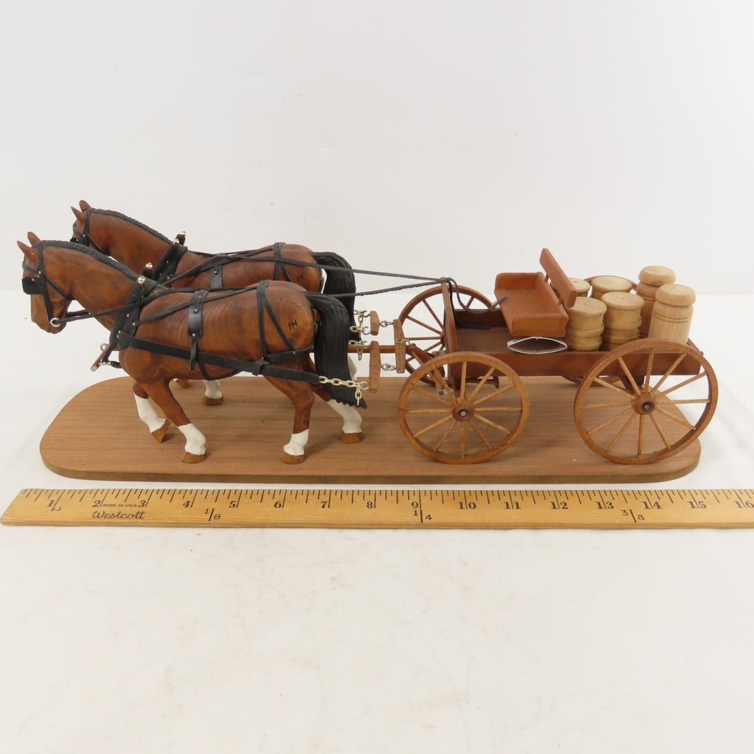 Floyd Hornstien Horse Drawn Farm Wagon Display - 2