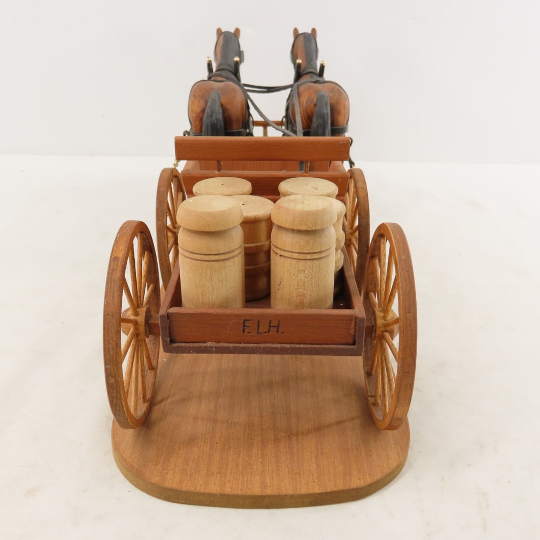 Floyd Hornstien Horse Drawn Farm Wagon Display - 4