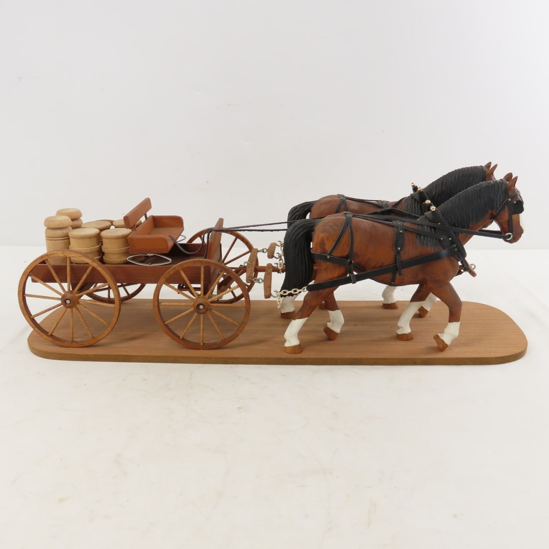 Floyd Hornstien Horse Drawn Farm Wagon Display - 6