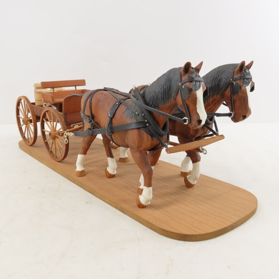 Floyd Hornstien Horse Drawn Farm Wagon Display - 7