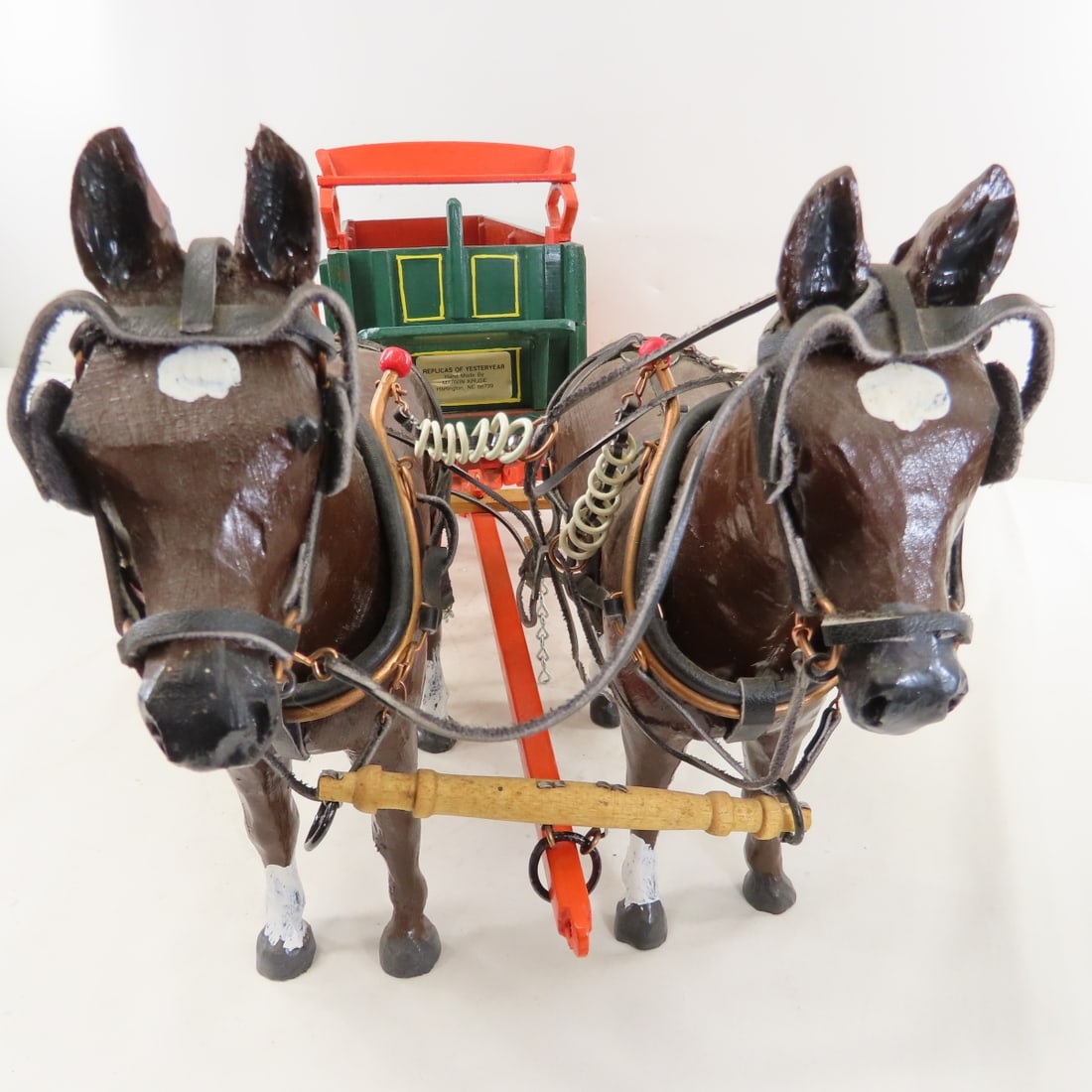 Marvin Kruse Custom Corn Wagon with 2 Mule Team - 8