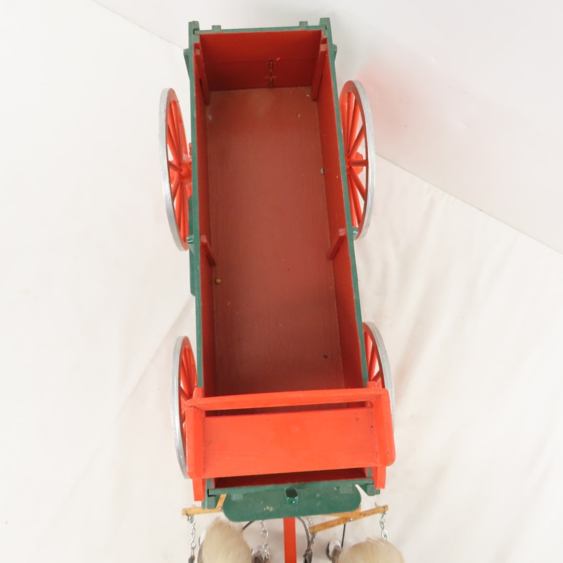 Marvin Kruse Custom Corn Wagon with 2 Mule Team - 9