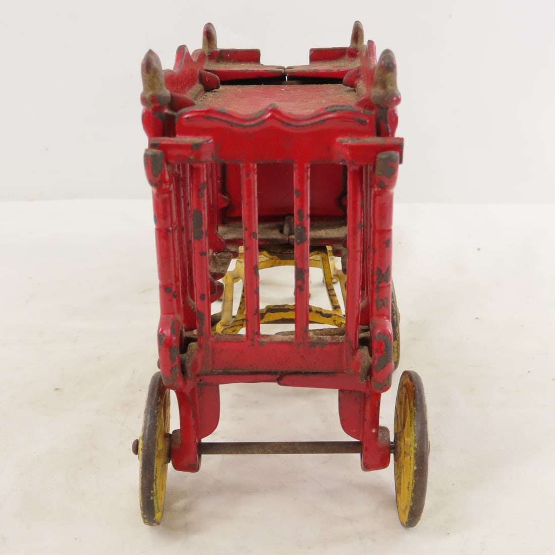 Kenton Cast Iron Overland Circus Wagon w/ 2 Horses - 4
