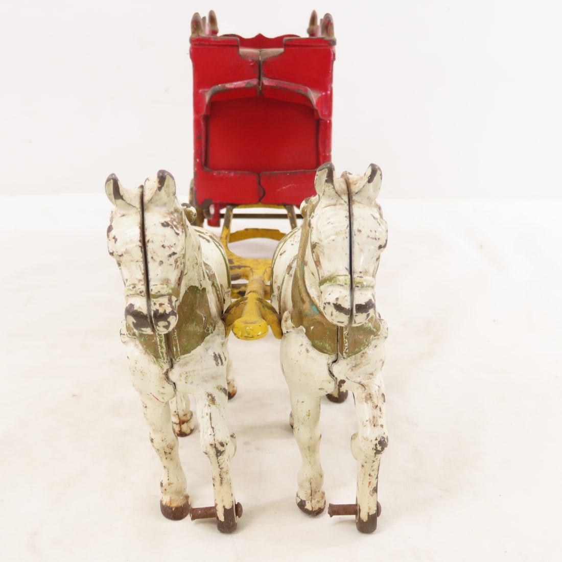 Kenton Cast Iron Overland Circus Wagon w/ 2 Horses - 8
