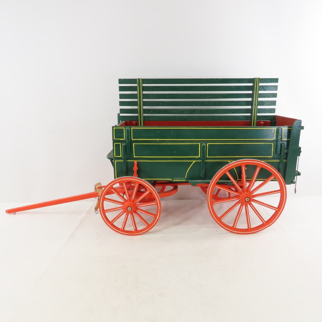 Marvin Kruse Custom Wood Bundle Wagon & Mule Team - 5