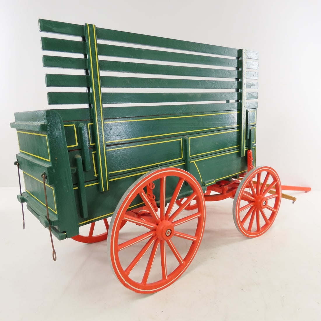 Marvin Kruse Custom Wood Bundle Wagon & Mule Team - 8