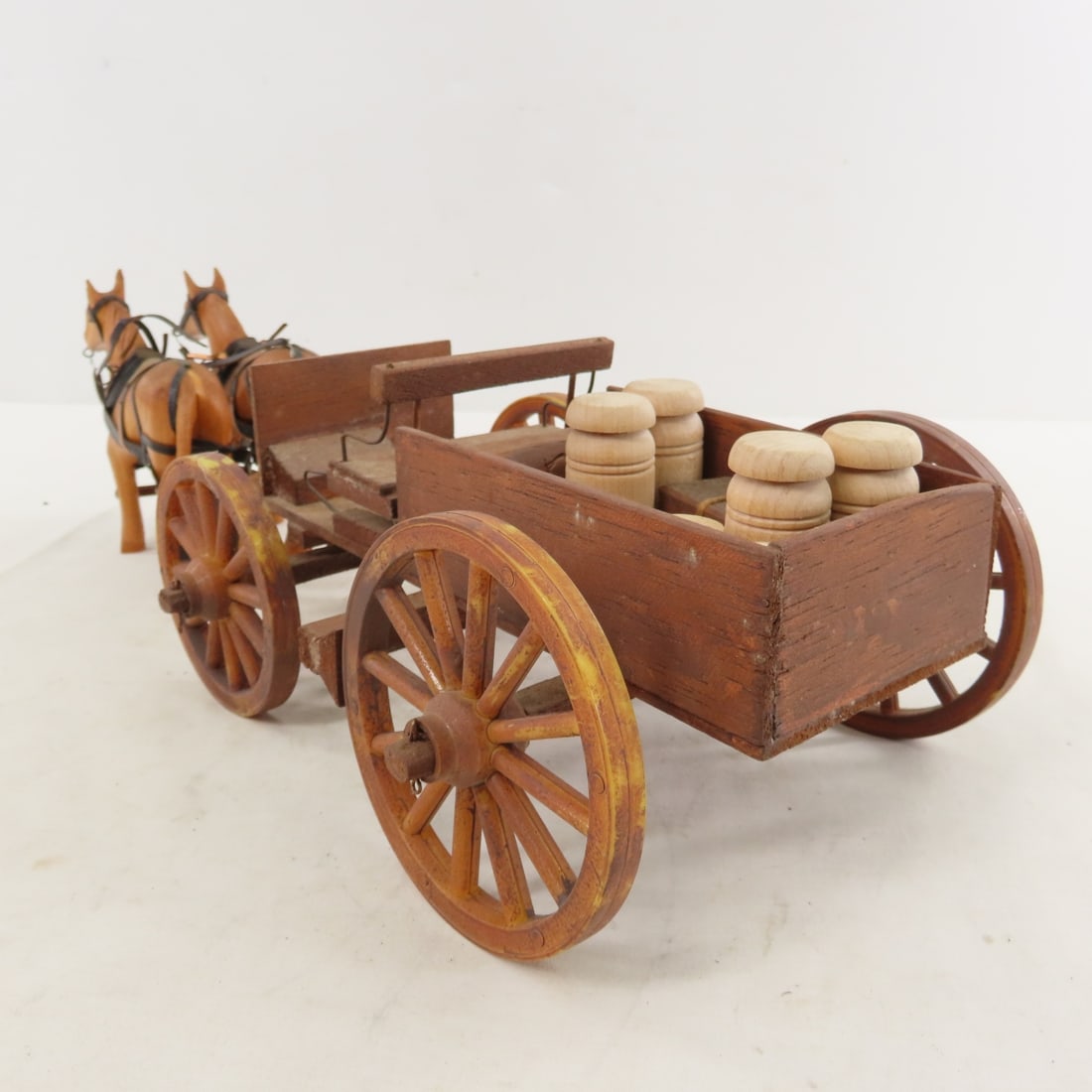 Custom Farm Wagon and Horse Team - 3