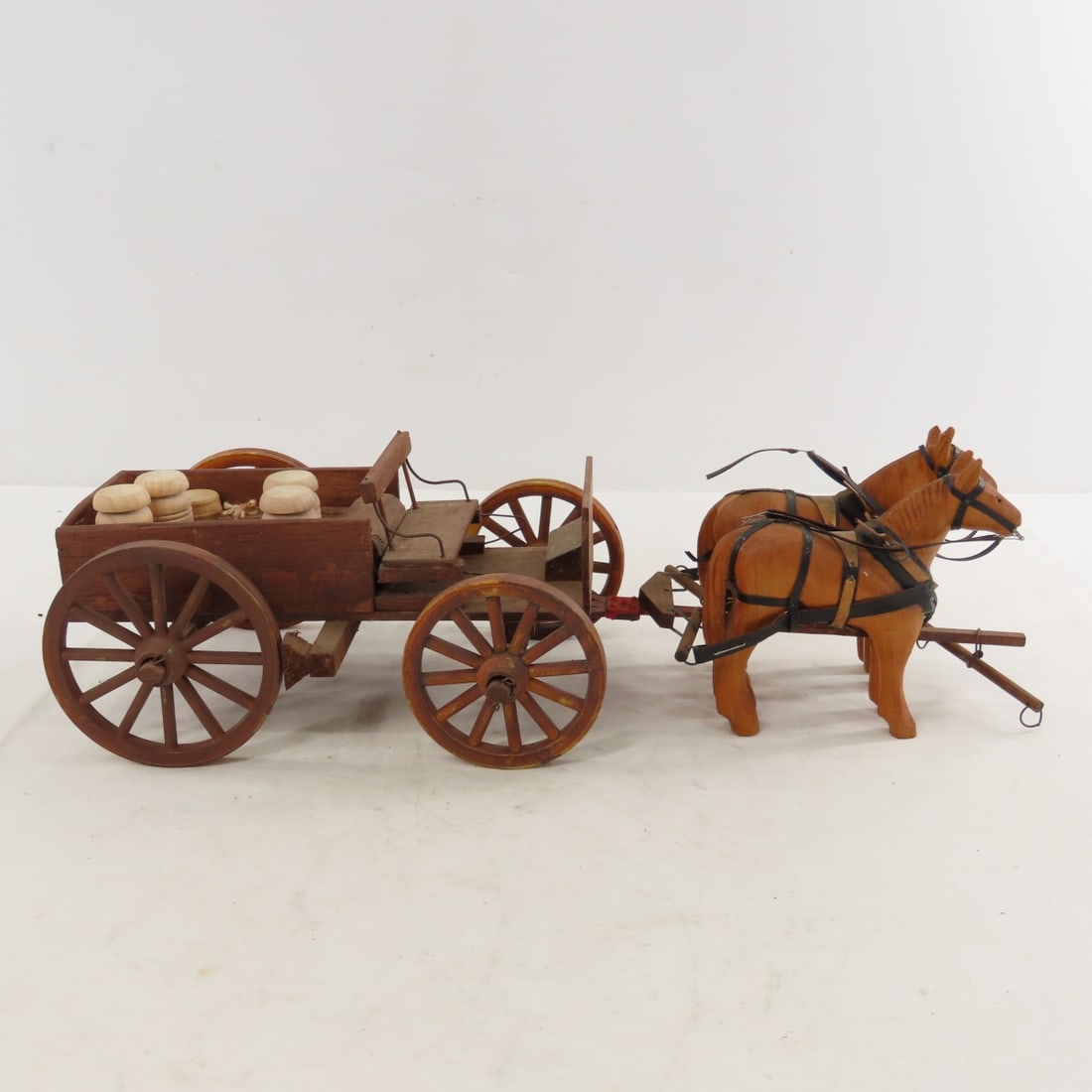 Custom Farm Wagon and Horse Team - 6