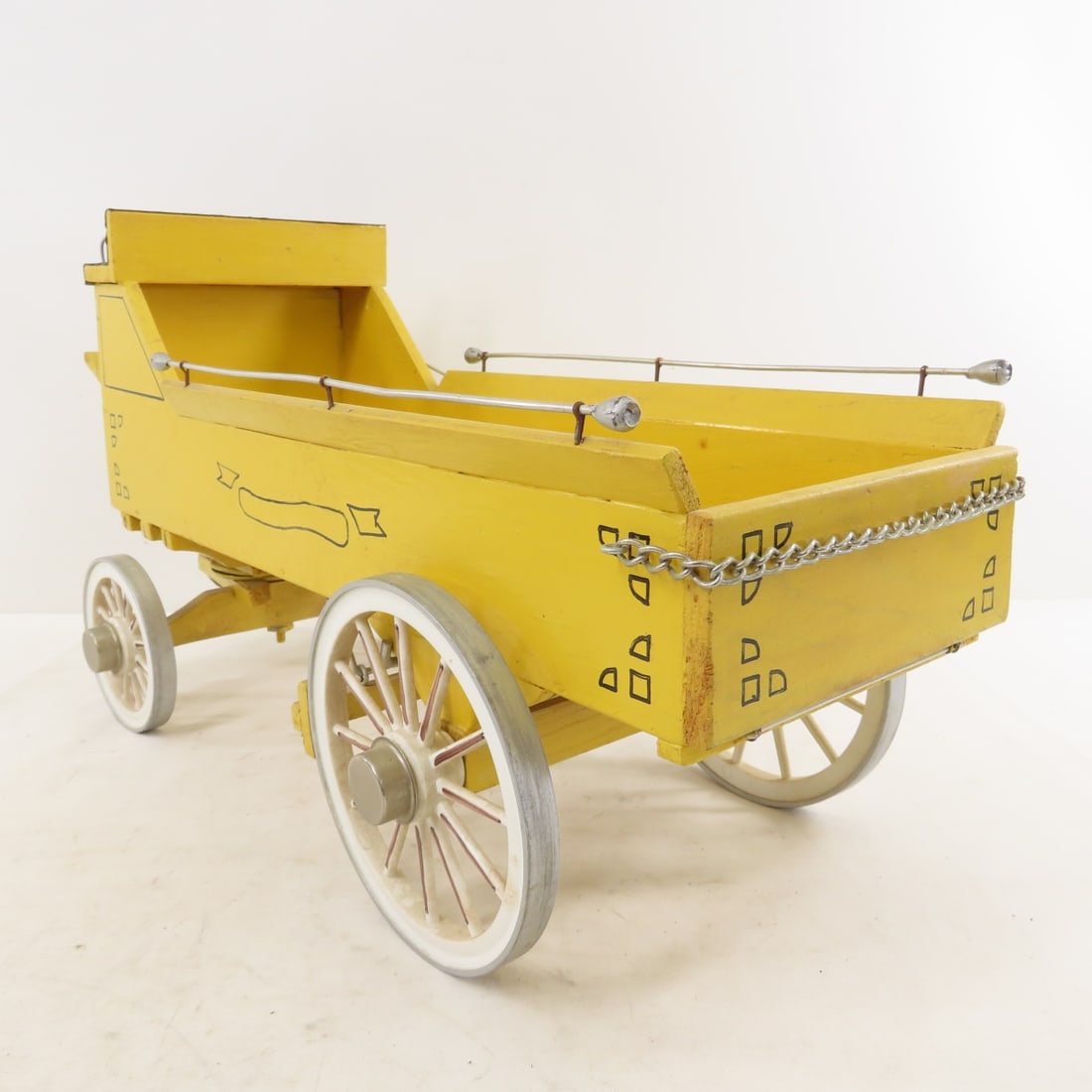 Custom Wood Farm Wagon & Breyer Horse Team - 7
