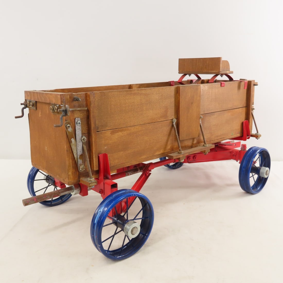 Custom Horse Drawn Wood Corn Wagon - 7