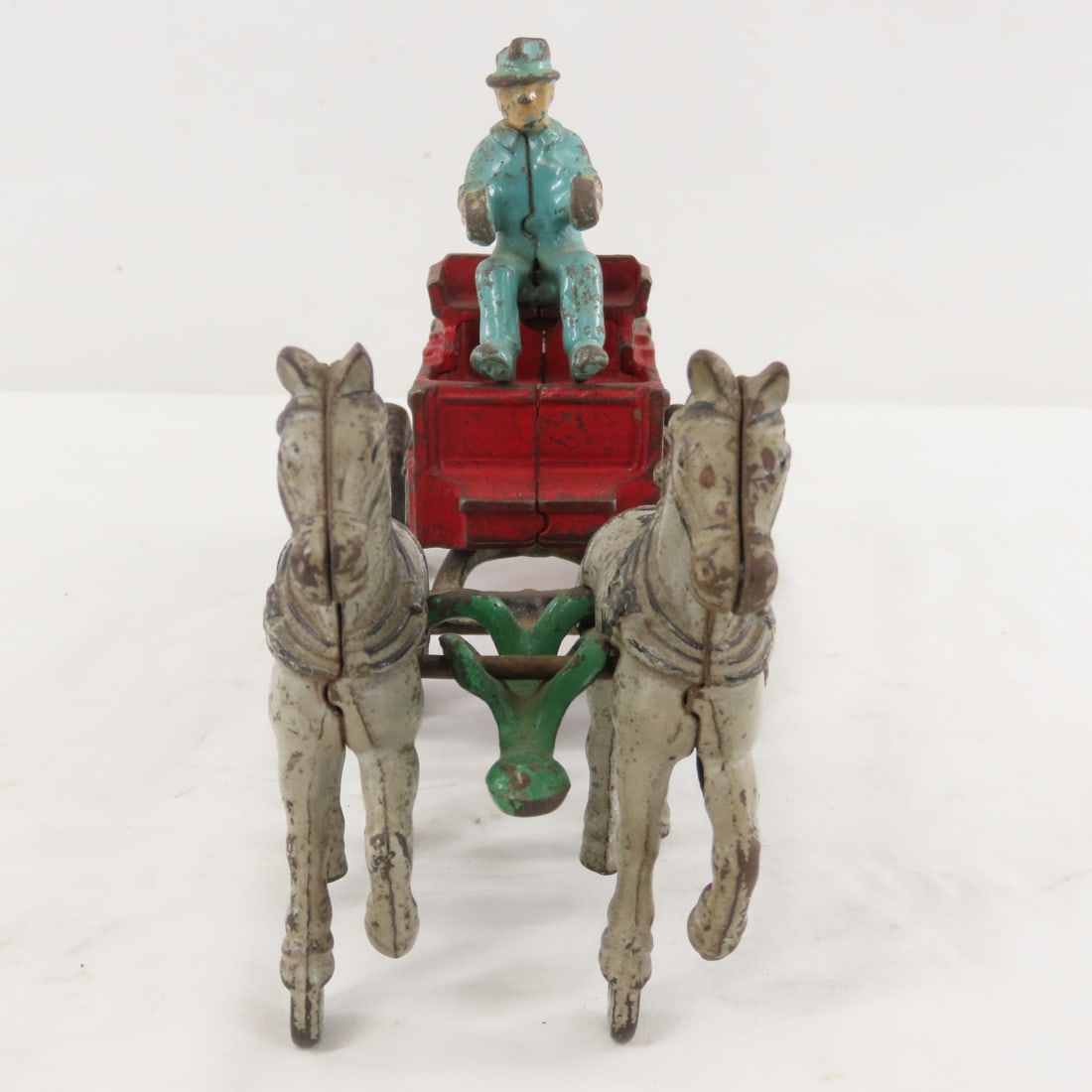 Arcade Cast Iron 4080 Horse Drawn Wagon & Driver - 8