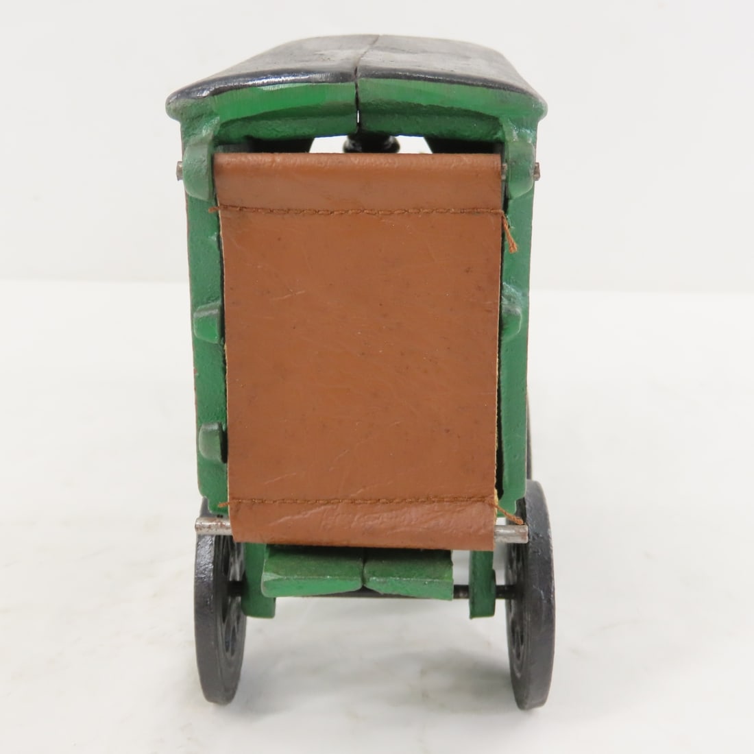 Cast Iron Ice & Milk Horse Drawn Wagons- Repros - 4