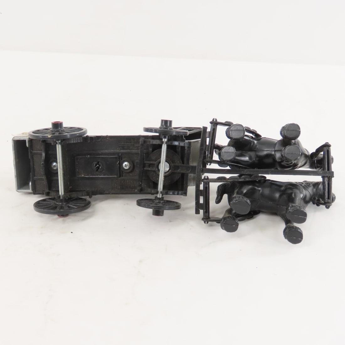 2 ERTL Horse Drawn Banks & 1 First Gear Wagon - 7