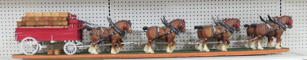 Custom Beer Wagon with 8 Horse Team - 14