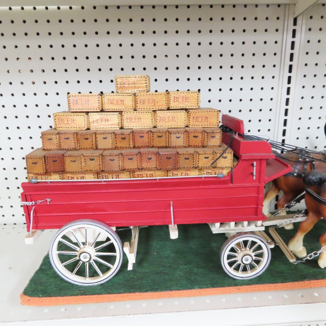 Custom Beer Wagon with 8 Horse Team - 15