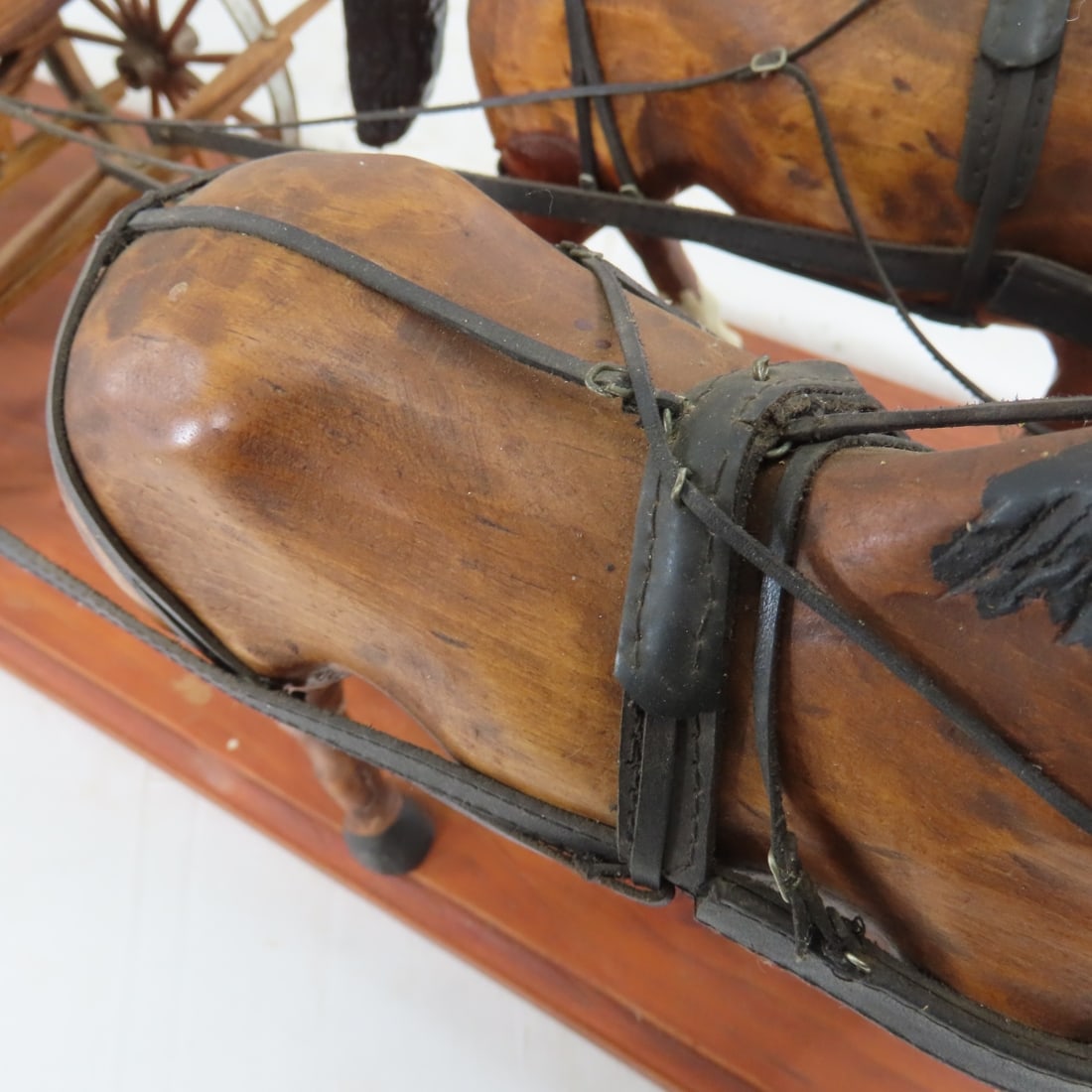 J DeFatte Custom Wood Horse Drawn 2 Seat Wagon - 11