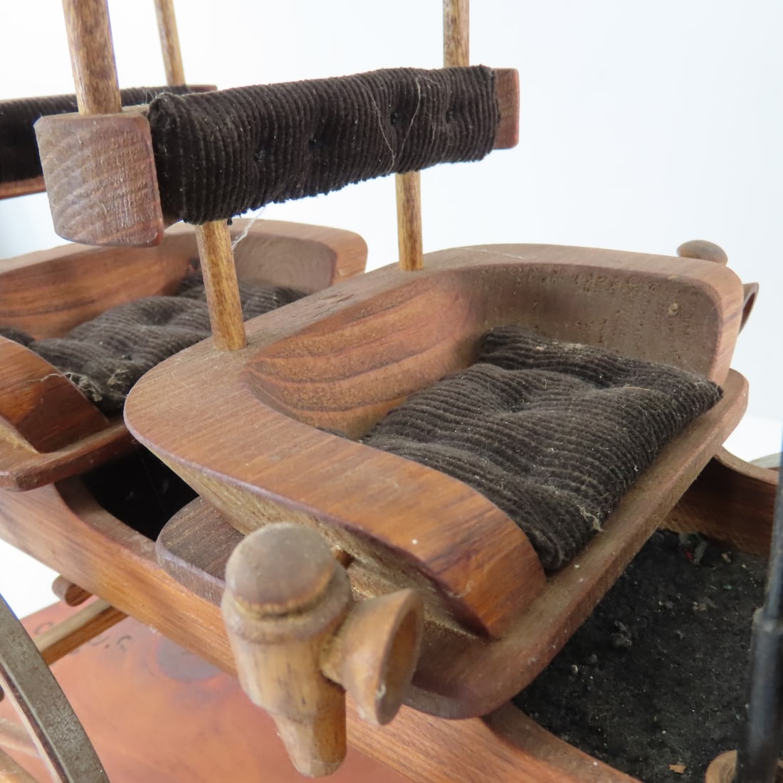 J DeFatte Custom Wood Horse Drawn 2 Seat Wagon - 14