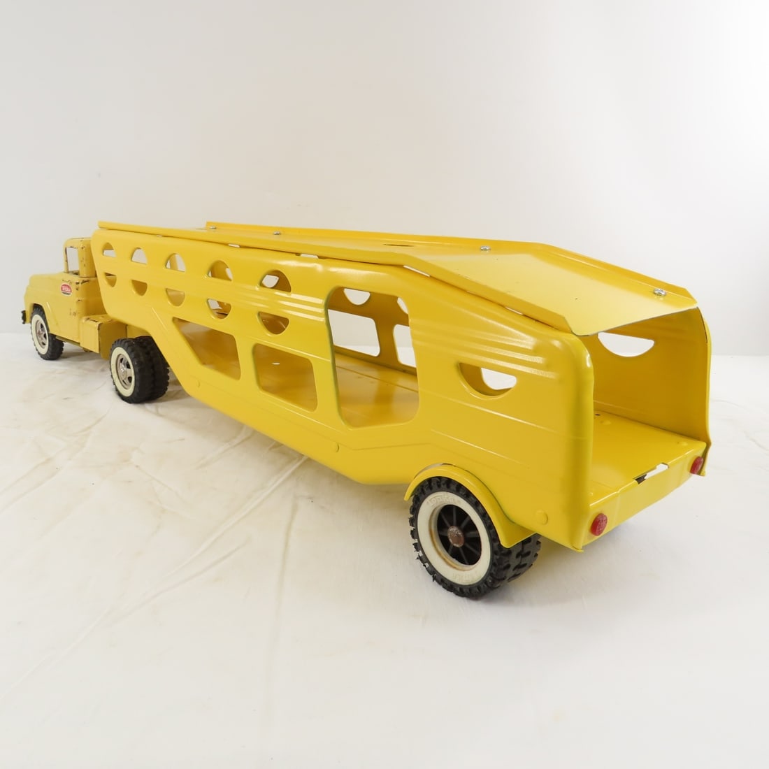 Vintage Tonka Truck with Custom Car Hauler - 3