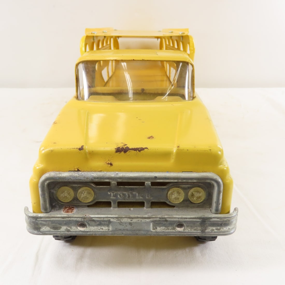 Vintage Tonka Truck with Custom Car Hauler - 8