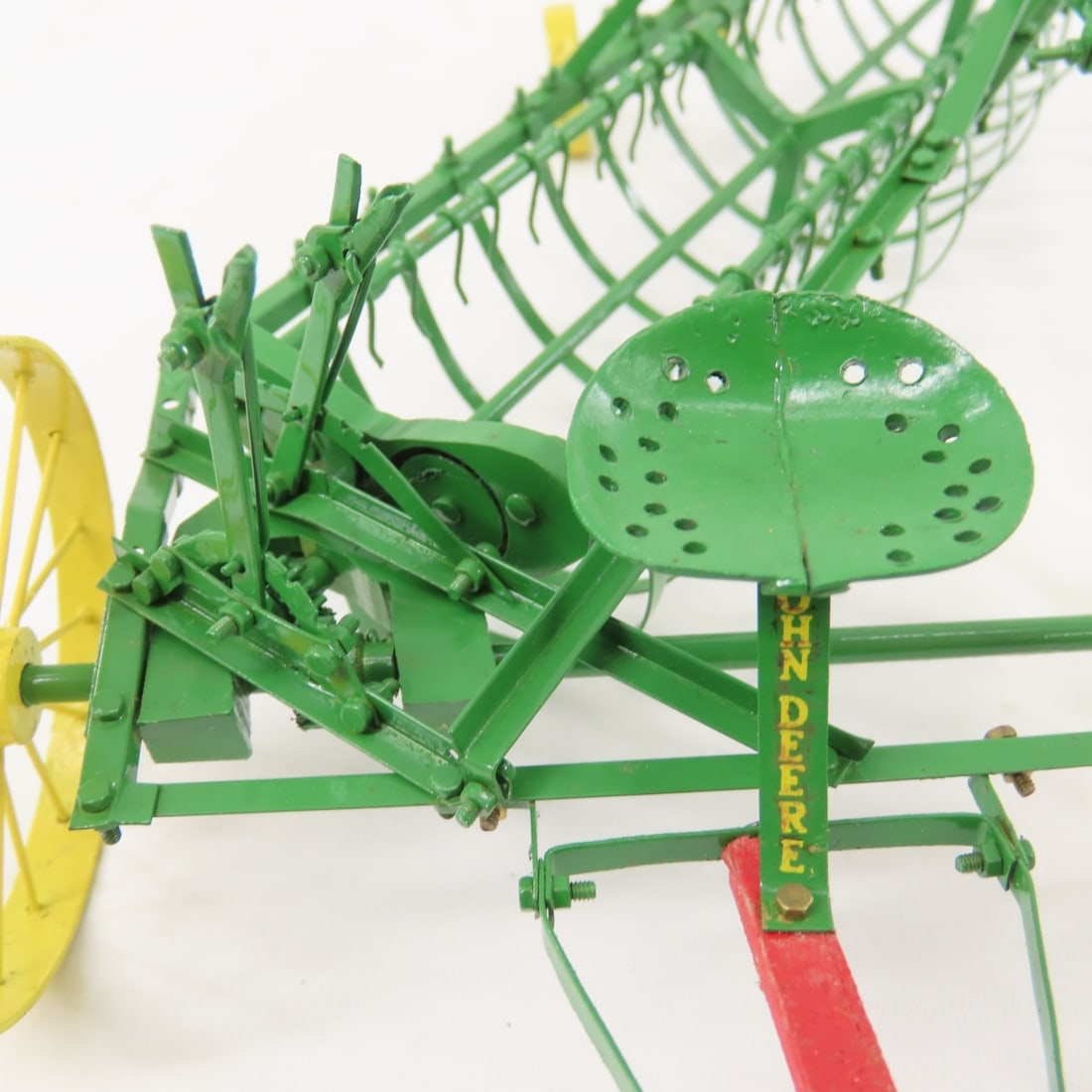 Scratch Built John Deere Riding Side-Delivery Rake - 11