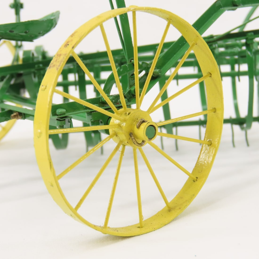 Scratch Built John Deere Riding Side-Delivery Rake - 13