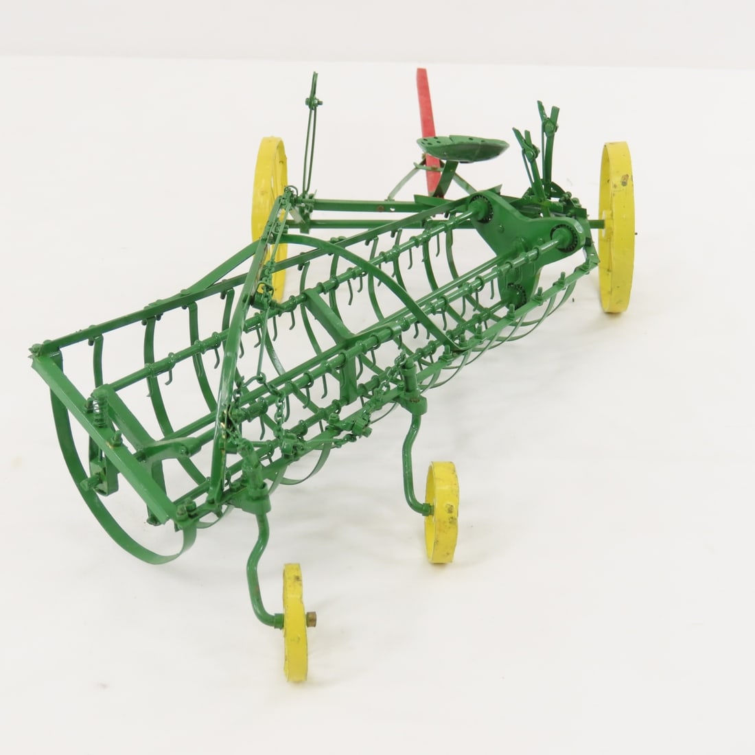 Scratch Built John Deere Riding Side-Delivery Rake - 4