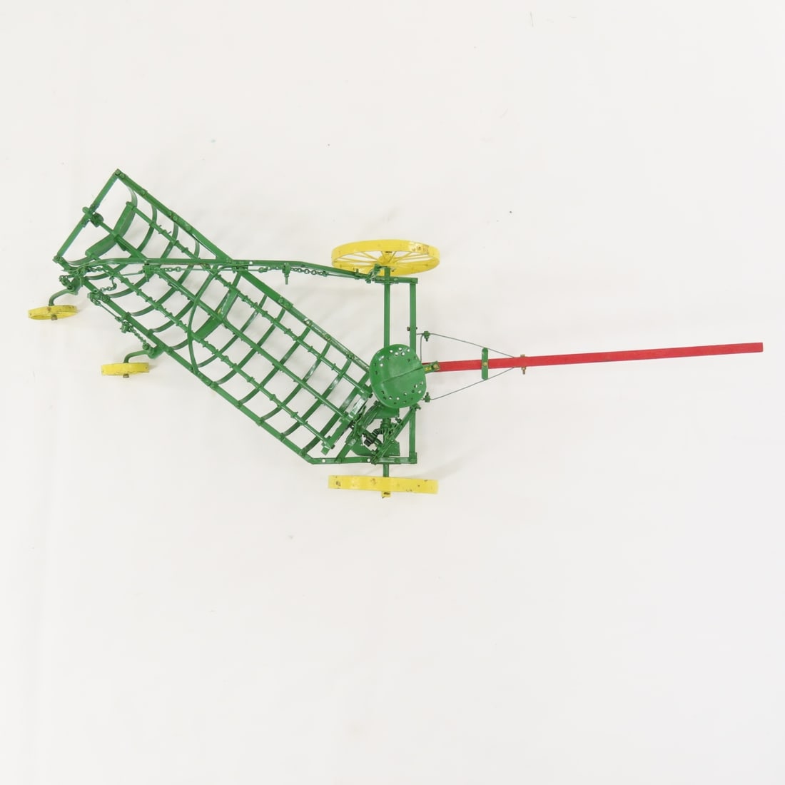 Scratch Built John Deere Riding Side-Delivery Rake - 9