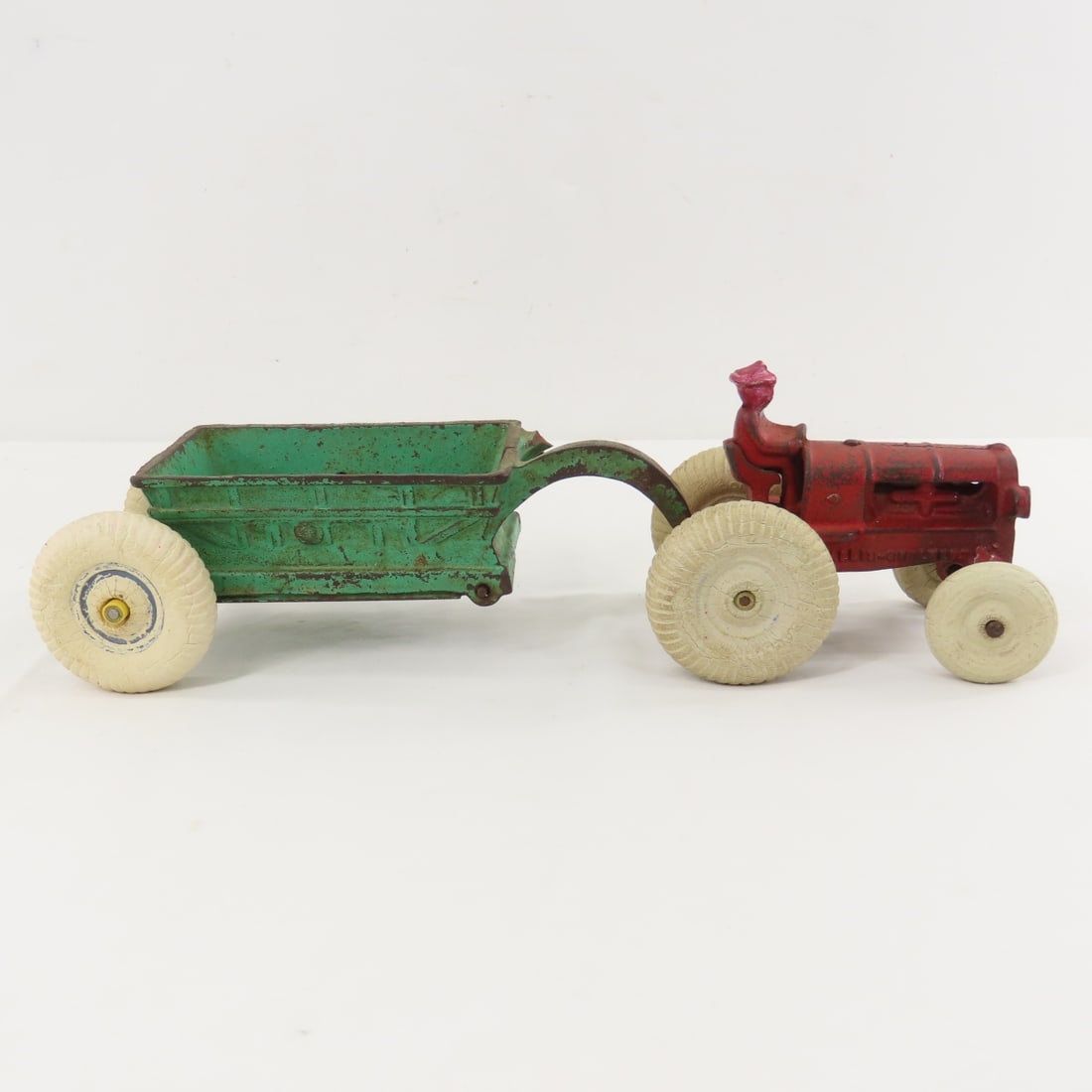 Arcade Cast Iron Allis- Chalmers Tractor & Wagon - 6
