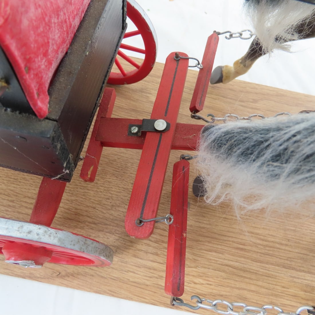 Custom Made Horse Drawn Double Seat Wagon - 13