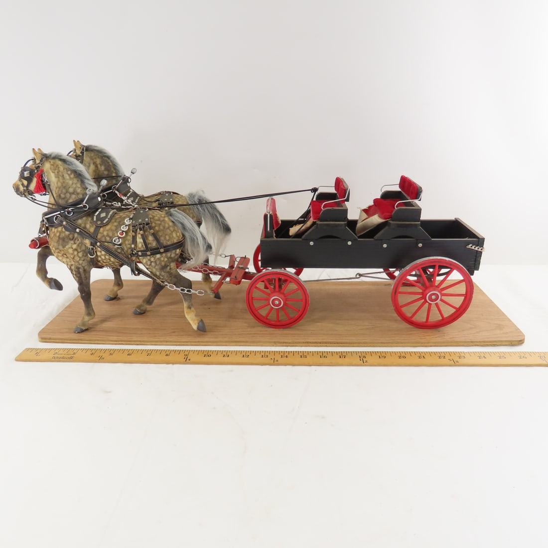 Custom Made Horse Drawn Double Seat Wagon - 2