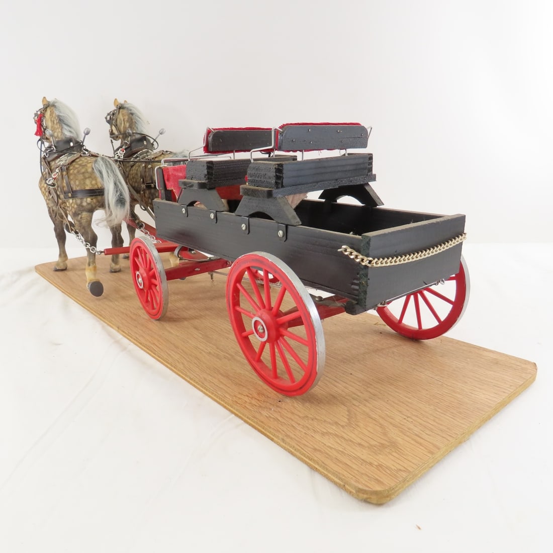 Custom Made Horse Drawn Double Seat Wagon - 3