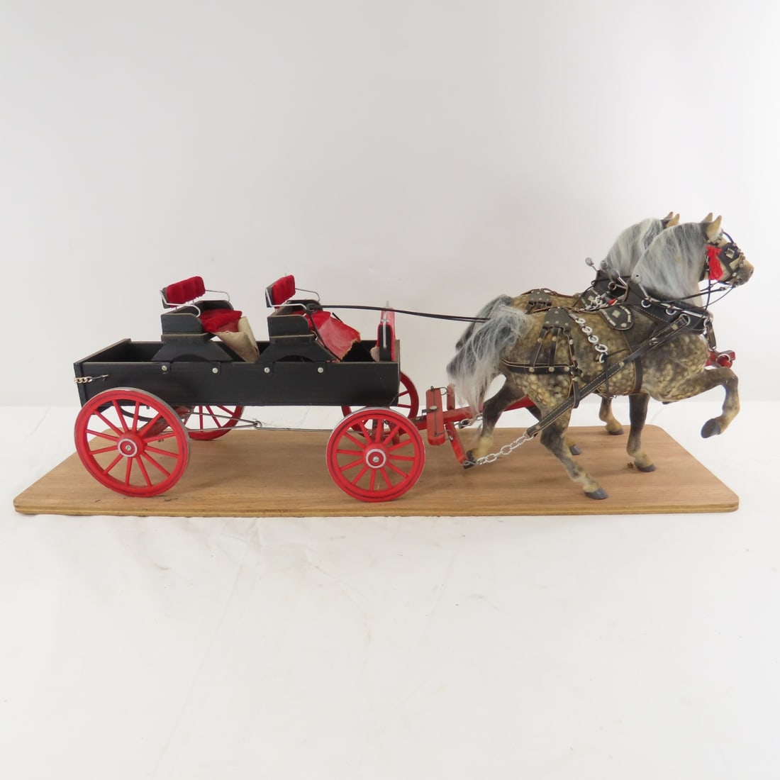 Custom Made Horse Drawn Double Seat Wagon - 6