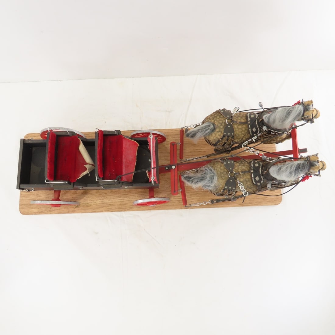 Custom Made Horse Drawn Double Seat Wagon - 9