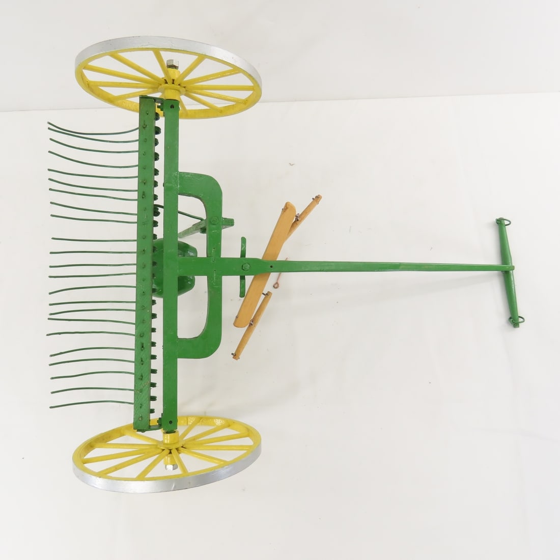 Scratch Built Horse Drawn Dump Hay Rake - 10