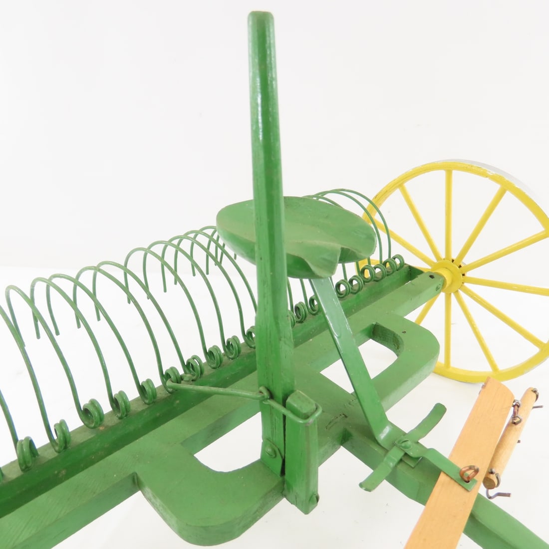 Scratch Built Horse Drawn Dump Hay Rake - 11