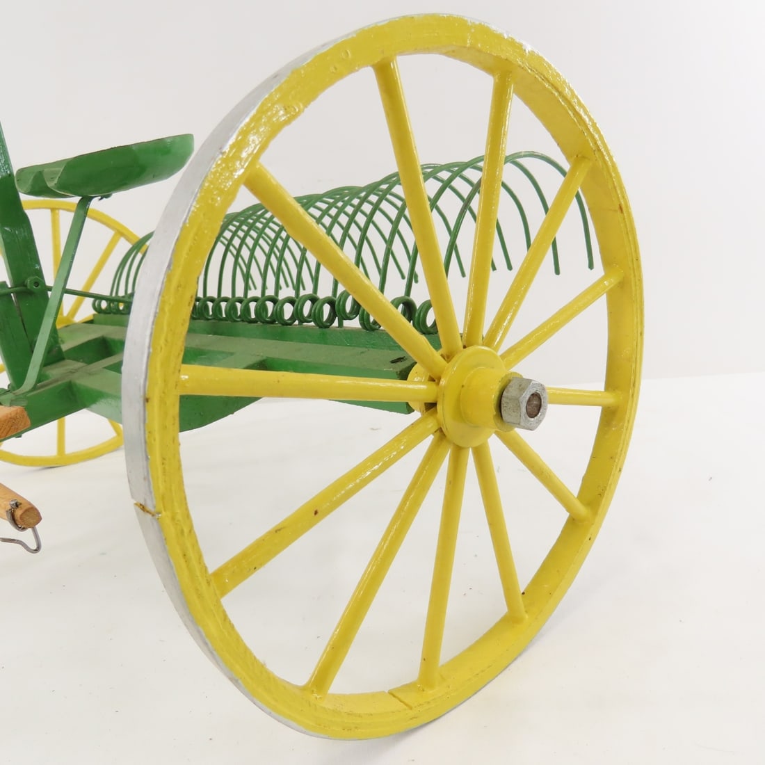 Scratch Built Horse Drawn Dump Hay Rake - 15