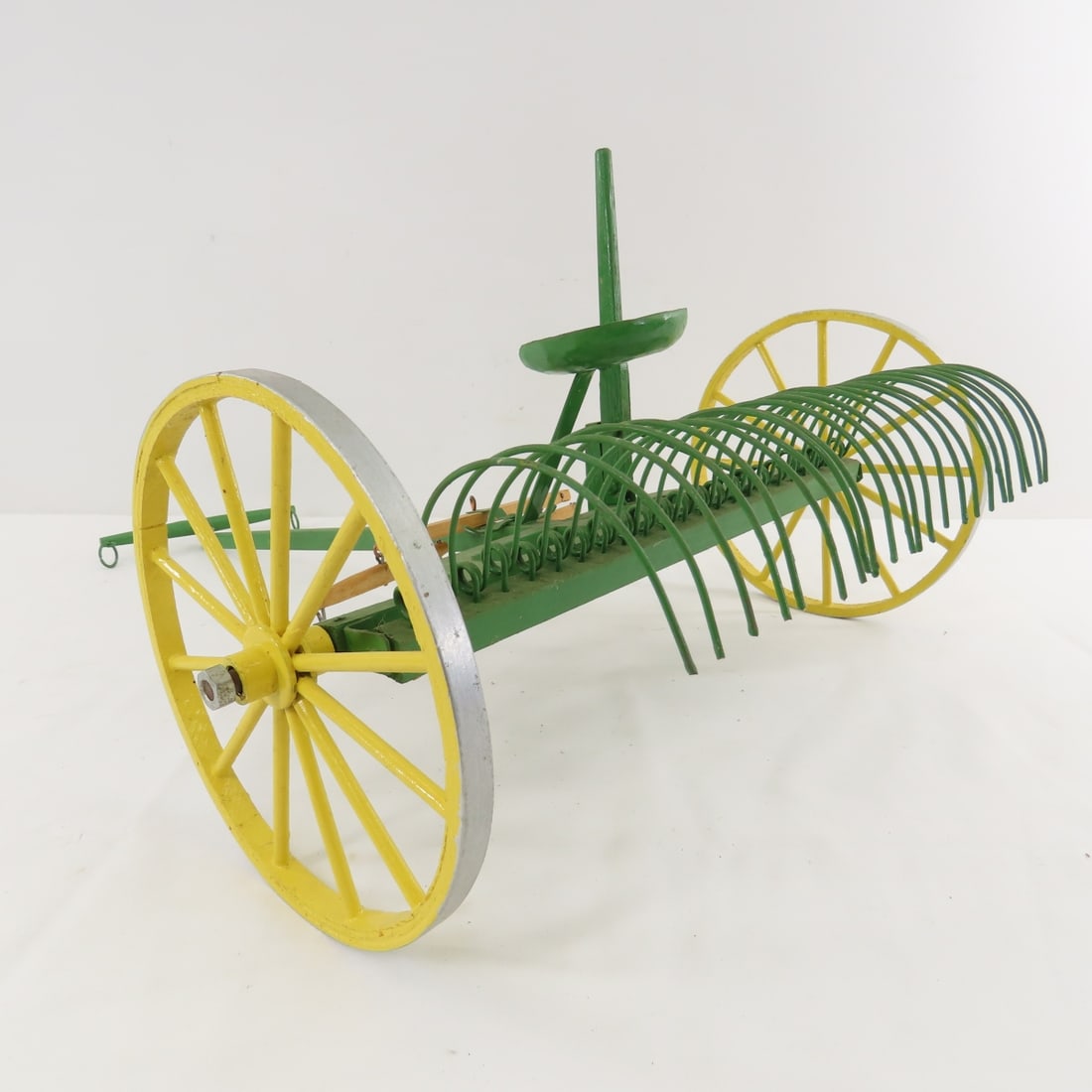Scratch Built Horse Drawn Dump Hay Rake - 3