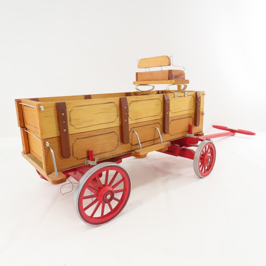 Custom 2 Horse Drawn Farm Wagon - 8