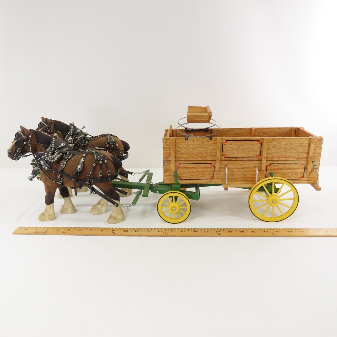 Custom 2 Horse Drawn Farm Wagon - 2