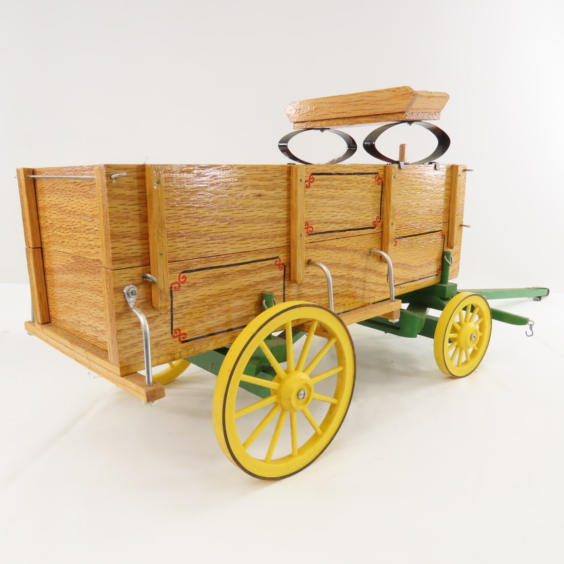 Custom 2 Horse Drawn Farm Wagon - 8
