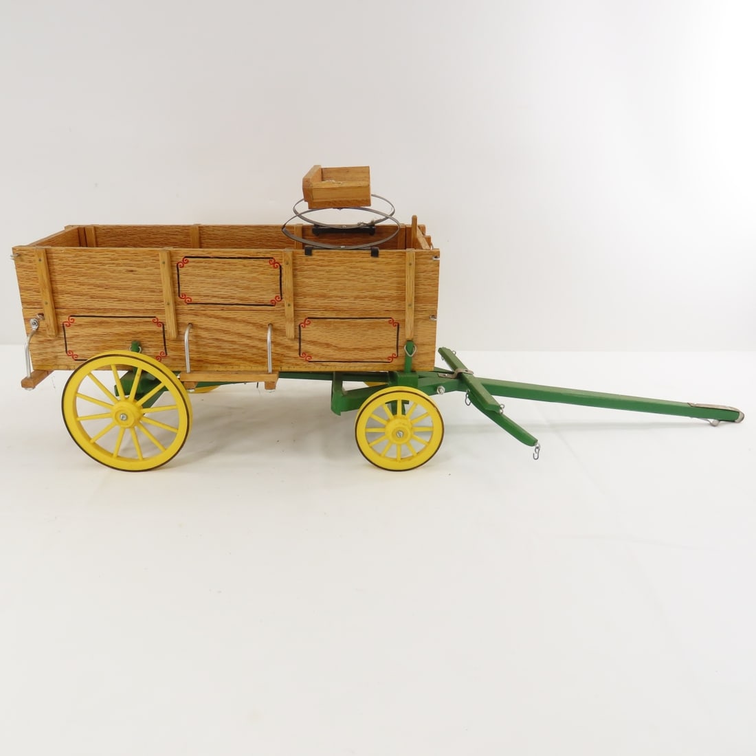 Custom 2 Horse Drawn Farm Wagon - 9
