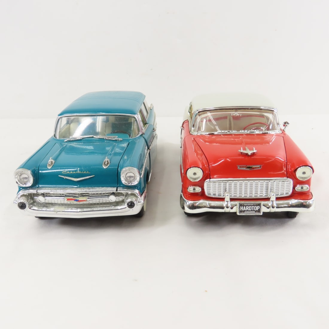 3 Road Tough & 1 ERTL 1950's Chev 1/18 Model Cars - 3