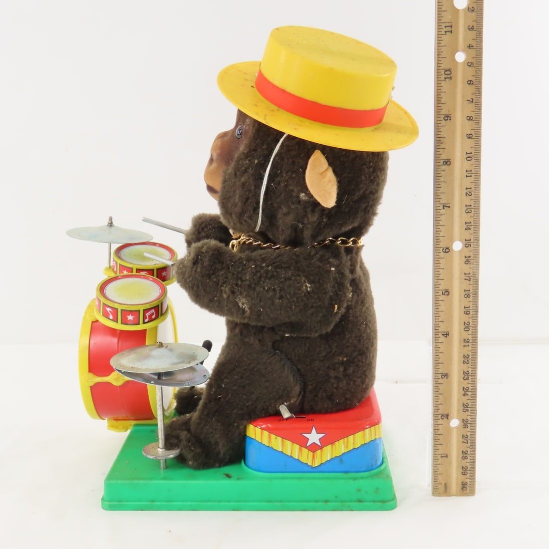 Chimpee the One Man Drummer Toy by Alps Japan - 4