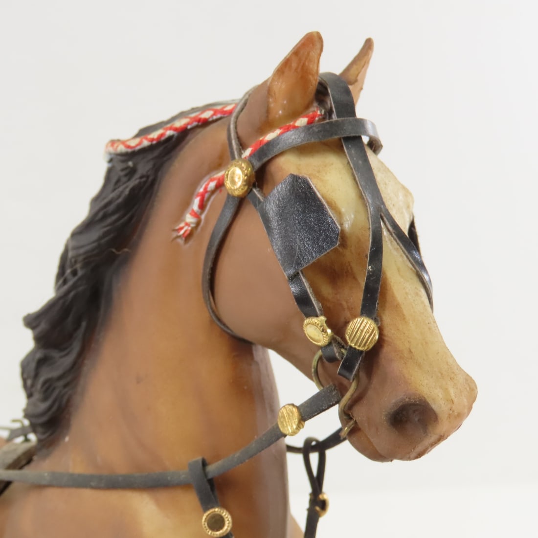 Custom Racing Sulky with Plastic Breyer Horse - 12