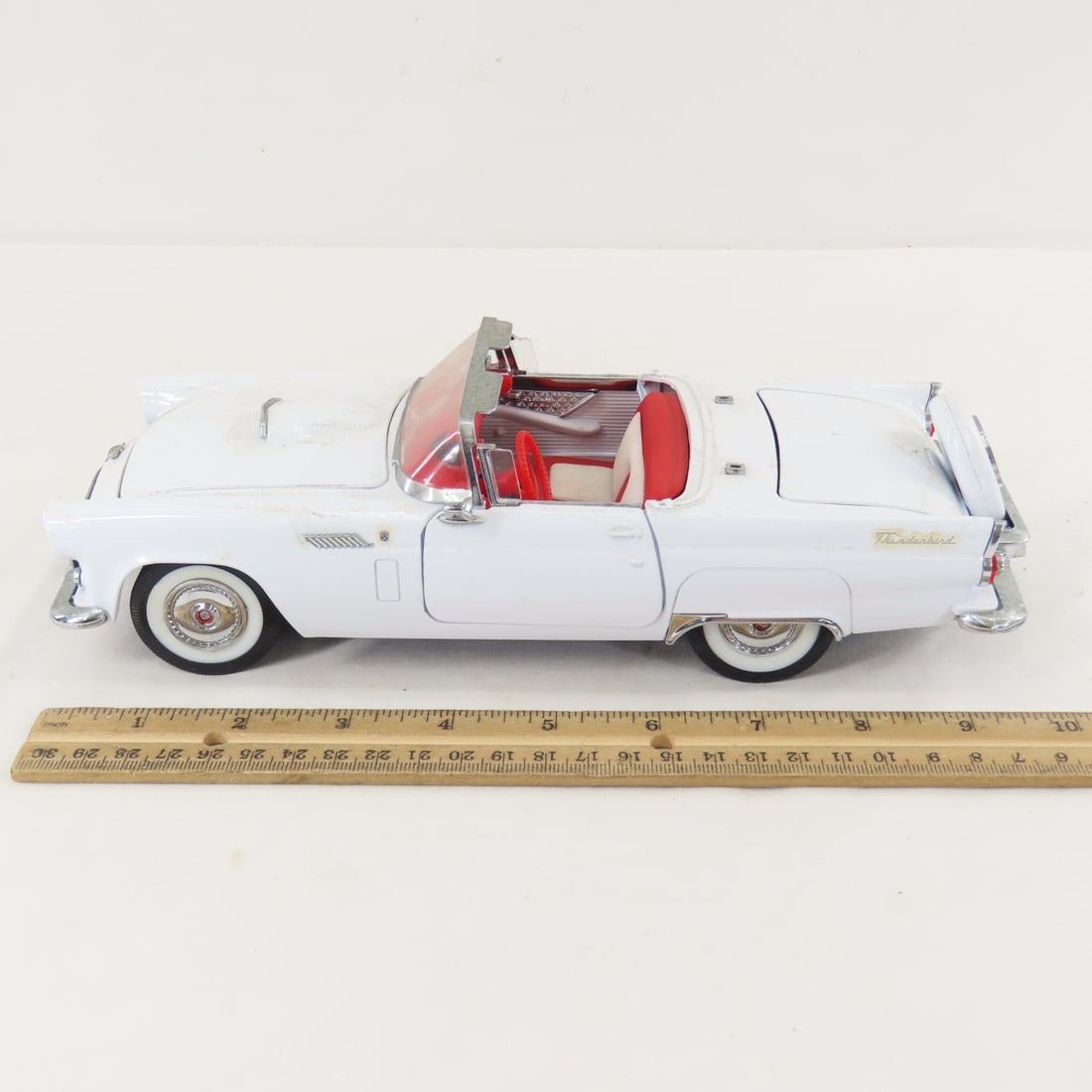 Testors '56 T-Bird & 2 Burago '57 Chev Corvettes - 15