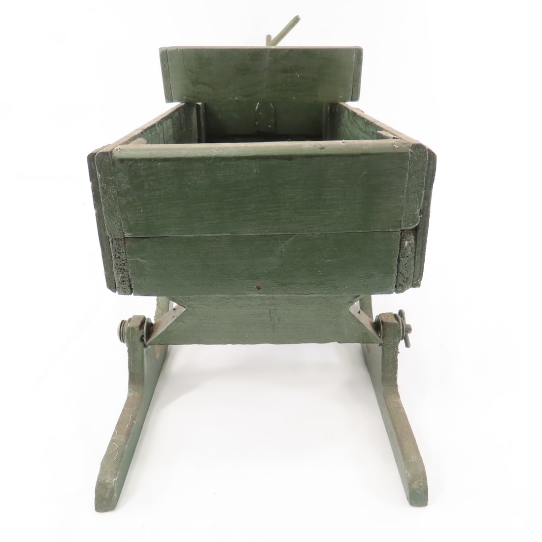 Custom Wood Bob Sled Wagon with 2 Horse Team - 7