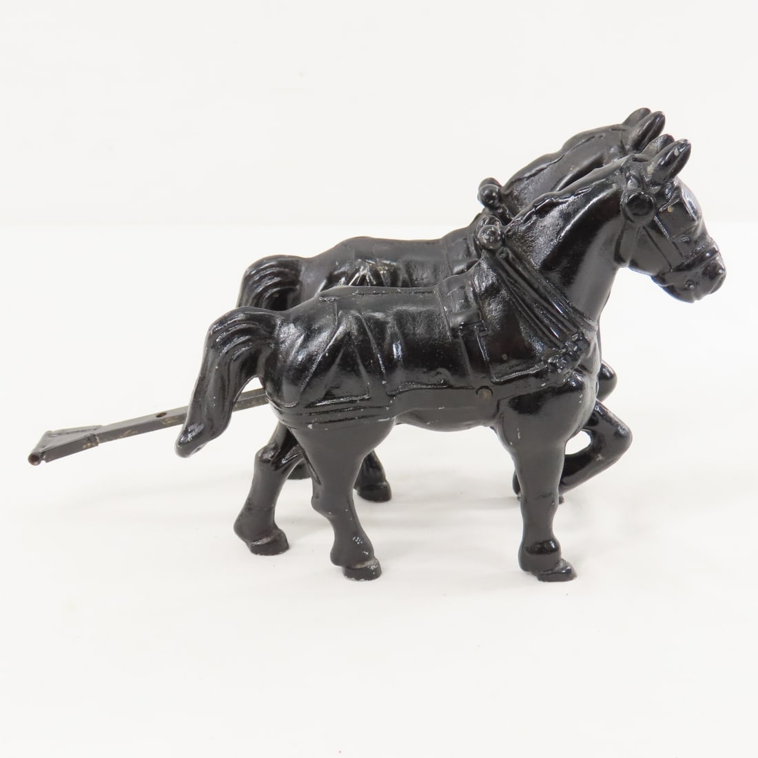 Metal Stage Coach Model with Cast Iron Horses - 13