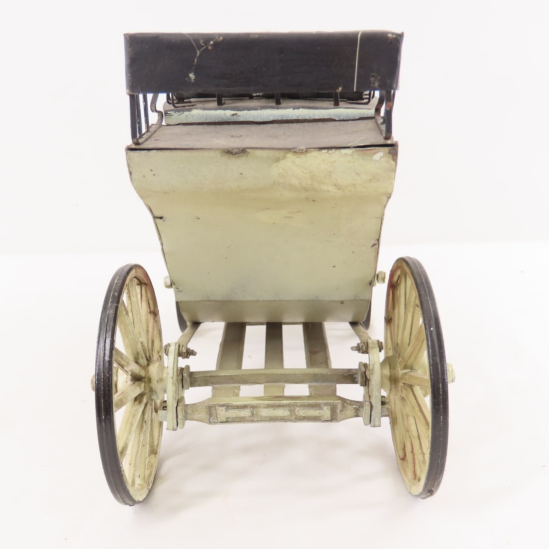 Metal Stage Coach Model with Cast Iron Horses - 4