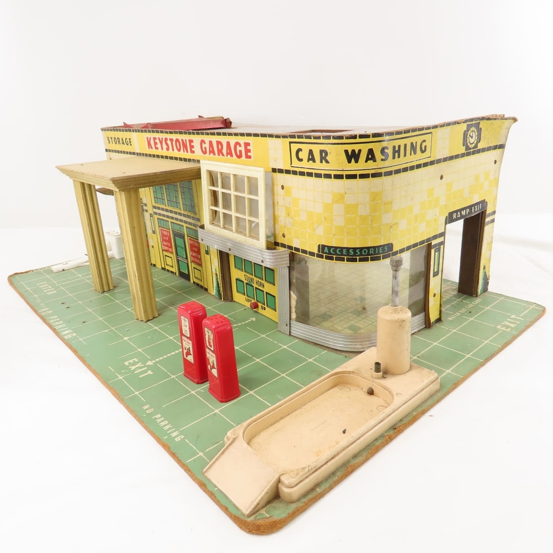 1950's Keystone Garage Litho Cardboard - 6