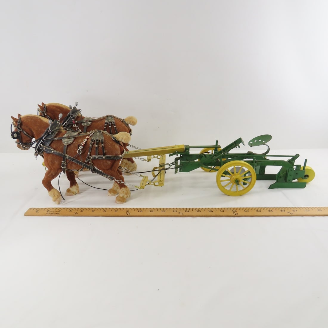 Custom John Deere Horse Drawn Riding 2 Bottom Plow - 2